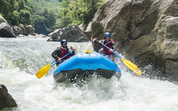 Adrenaline rafting on the Samaná river